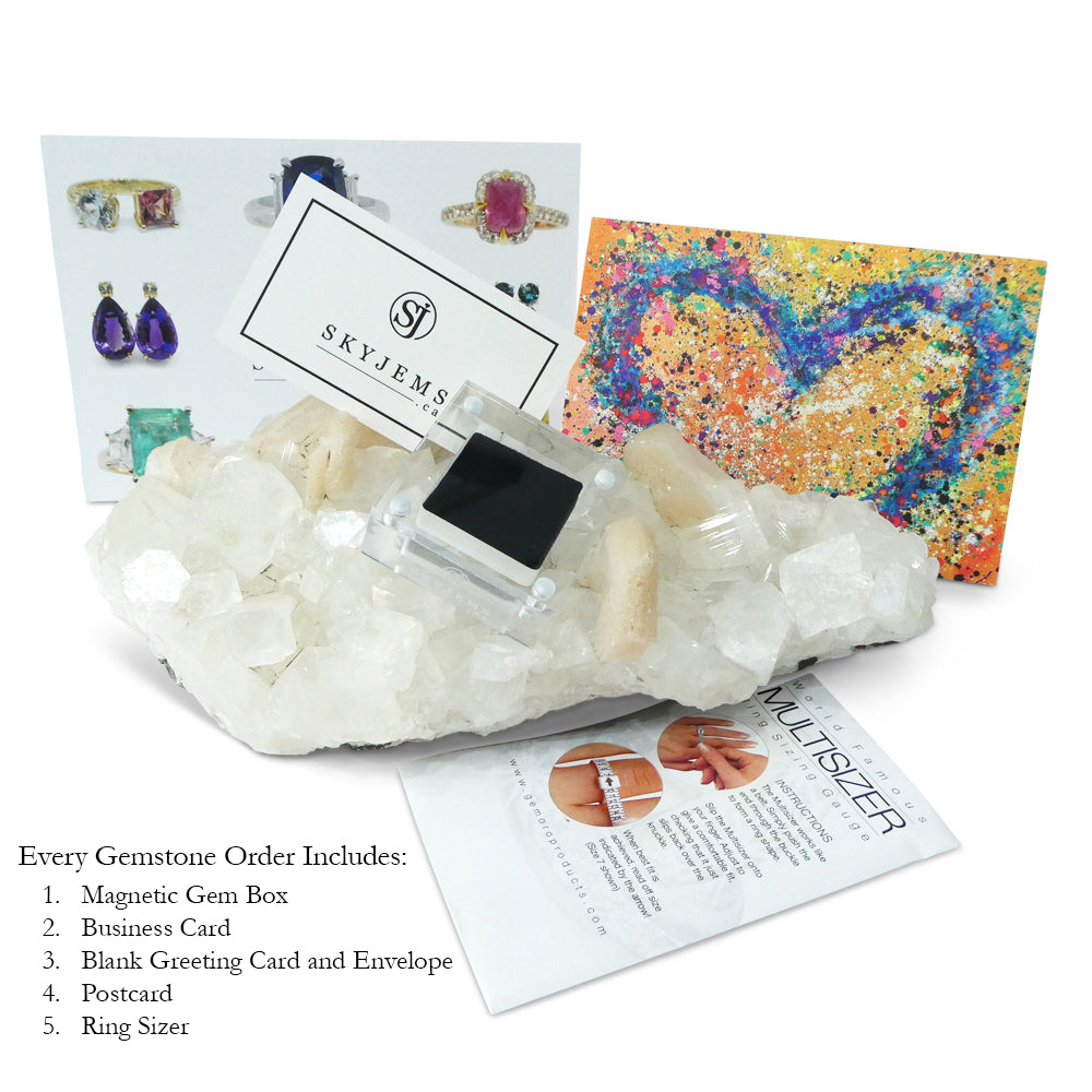 0.99ct Oval Purple-Pink Sapphire from Madgascar - Skyjems Wholesale Gemstones