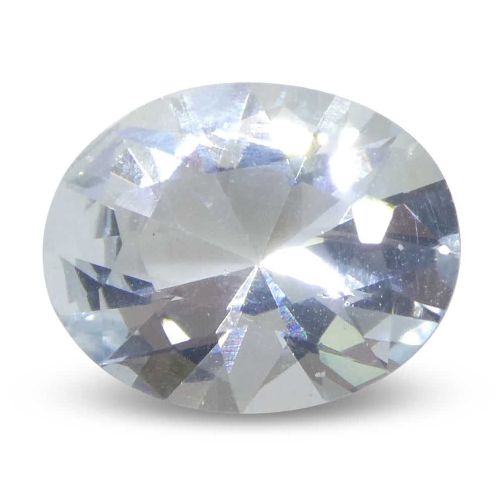 Aquamarine 1.73 cts 9.76 x 7.84 x 4.90 mm Oval Blue $520