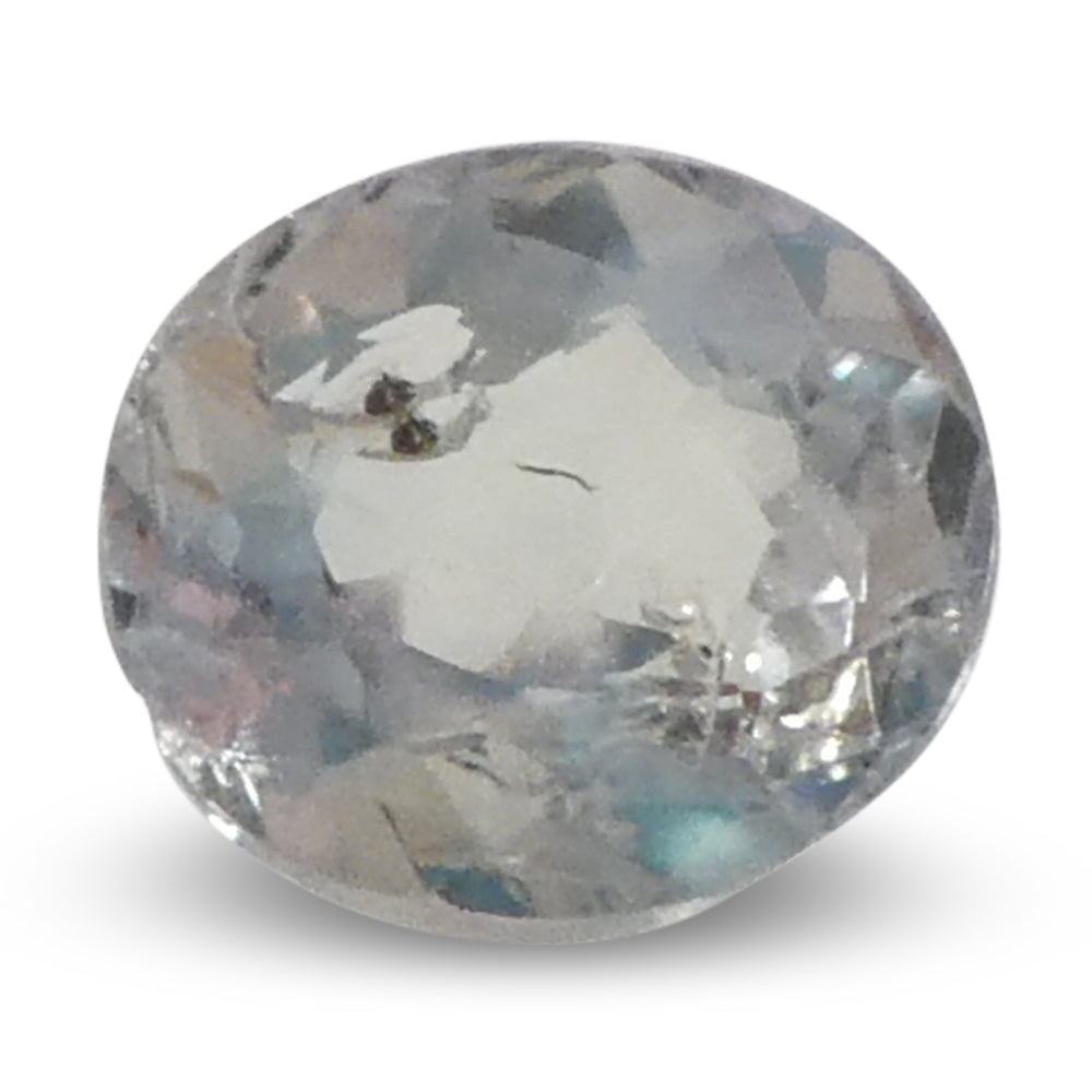 0.47ct Oval Yellowish Green to Greyish Purple Alexandrite from Brazil, Unheated - Skyjems Wholesale Gemstones
