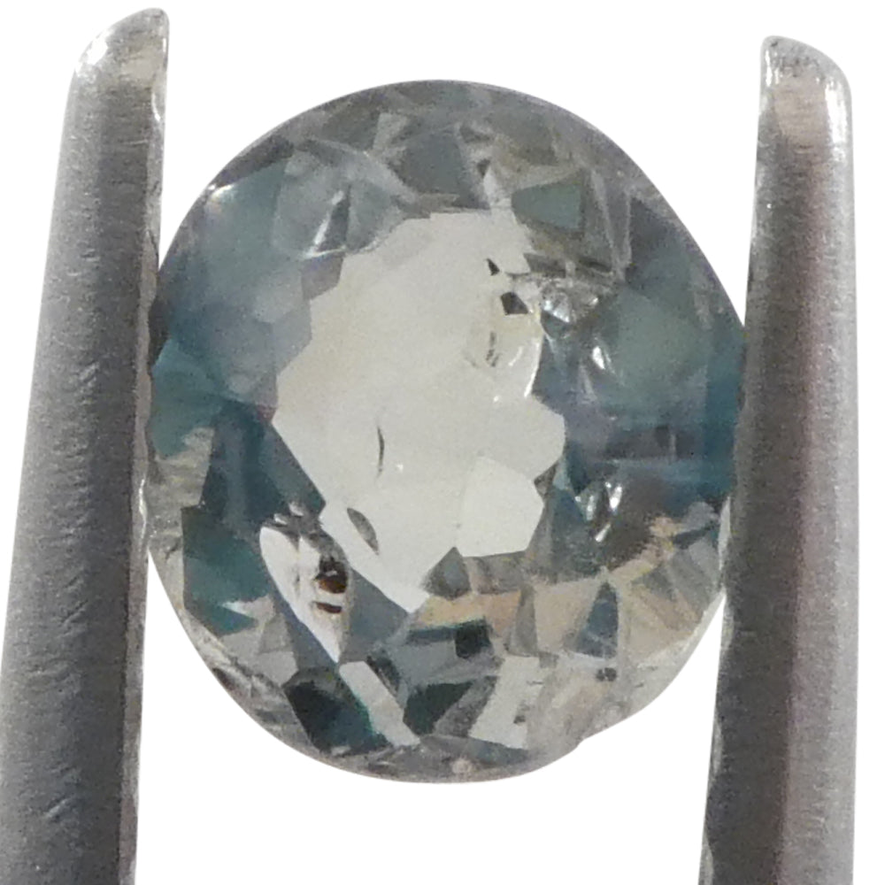 0.47ct Oval Yellowish Green to Greyish Purple Alexandrite from Brazil, Unheated - Skyjems Wholesale Gemstones