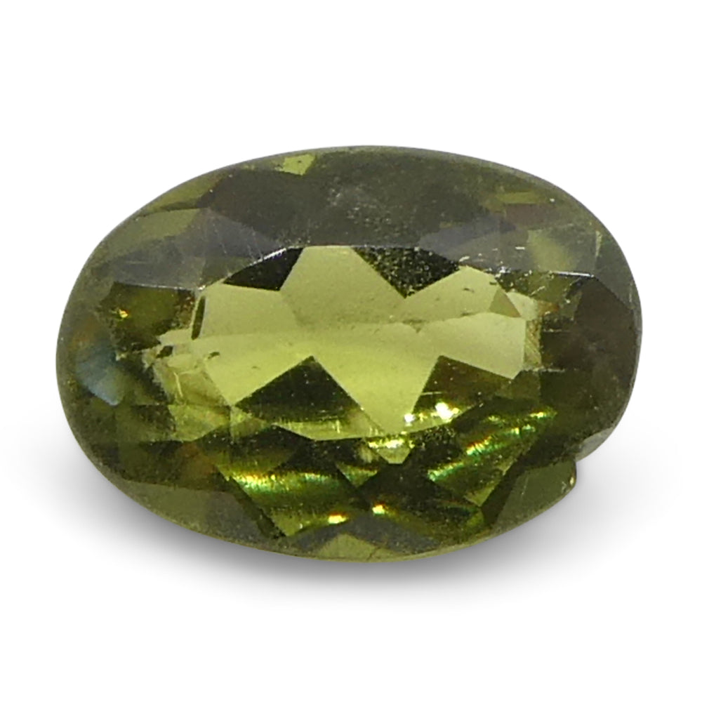 Alexandrite 0.3 cts 4.90 x 3.50 x 2.08 mm Oval Yellow-Green changing to Yellowish Brown $420