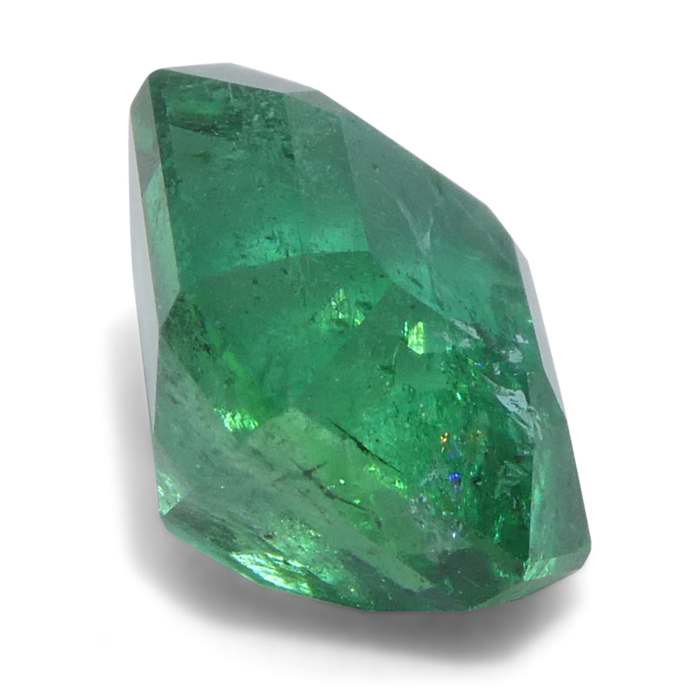 1.92ct Octagonal/Emerald Cut Green Emerald from Zambia - Skyjems Wholesale Gemstones