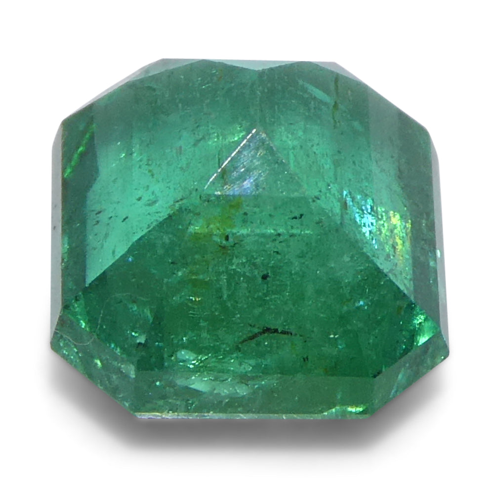 1.92ct Octagonal/Emerald Cut Green Emerald from Zambia - Skyjems Wholesale Gemstones
