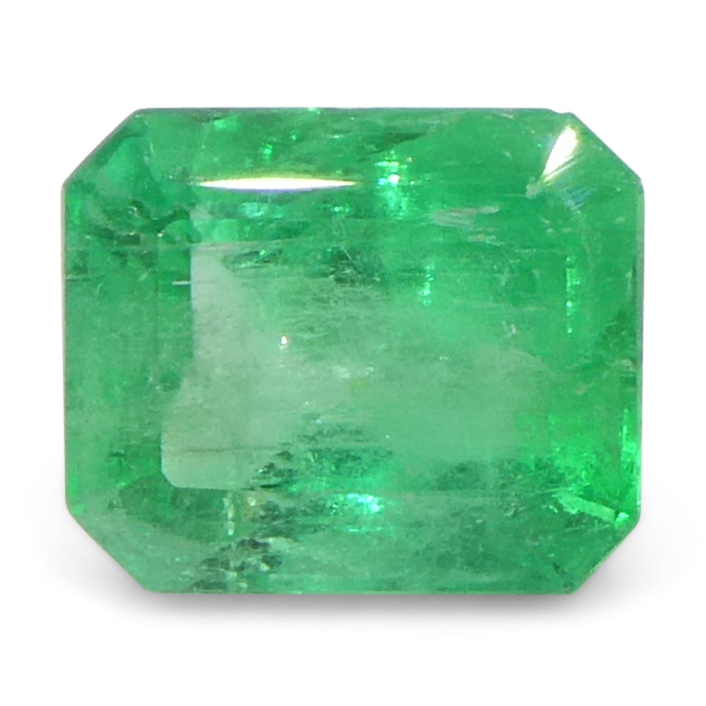 1.47ct Octagonal/Emerald Cut Green Emerald from Colombia - Skyjems Wholesale Gemstones