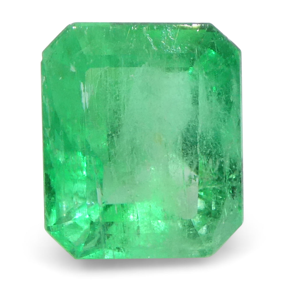 1.47ct Octagonal/Emerald Cut Green Emerald from Colombia - Skyjems Wholesale Gemstones