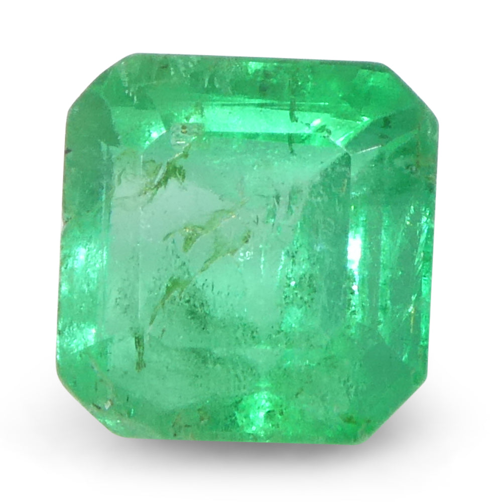 Emerald 0.89 cts 5.57 x 5.36 x 3.80 mm Square/Emerald Cut Green $700