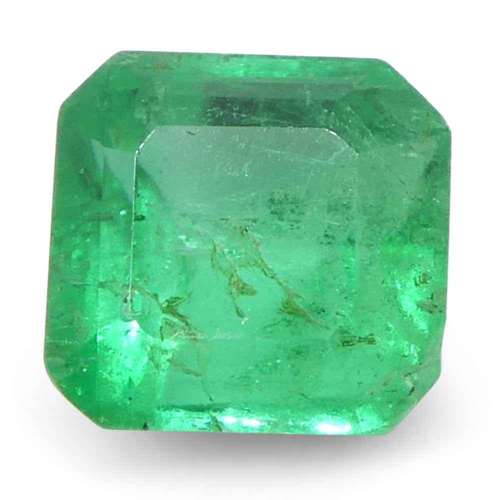 0.89ct Square/Emerald Cut Green Emerald from Colombia - Skyjems Wholesale Gemstones