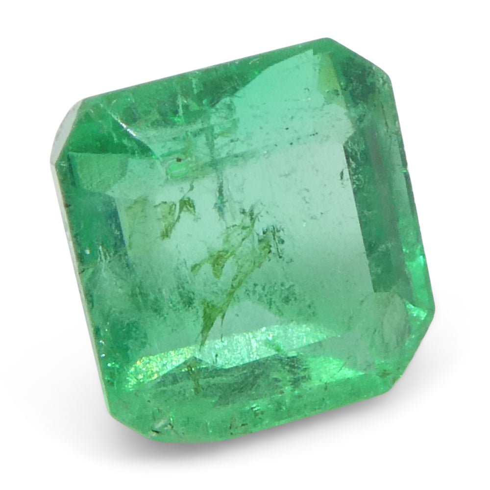 0.89ct Square/Emerald Cut Green Emerald from Colombia - Skyjems Wholesale Gemstones
