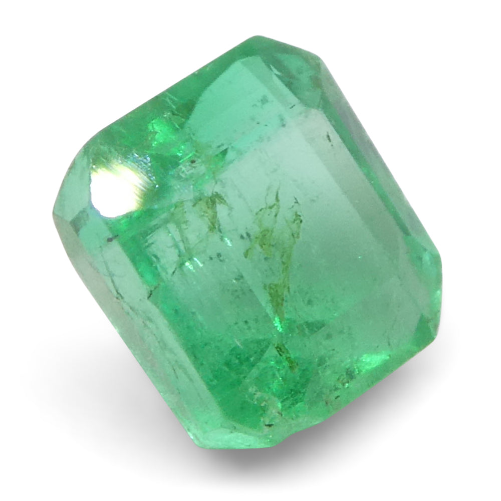 0.89ct Square/Emerald Cut Green Emerald from Colombia - Skyjems Wholesale Gemstones