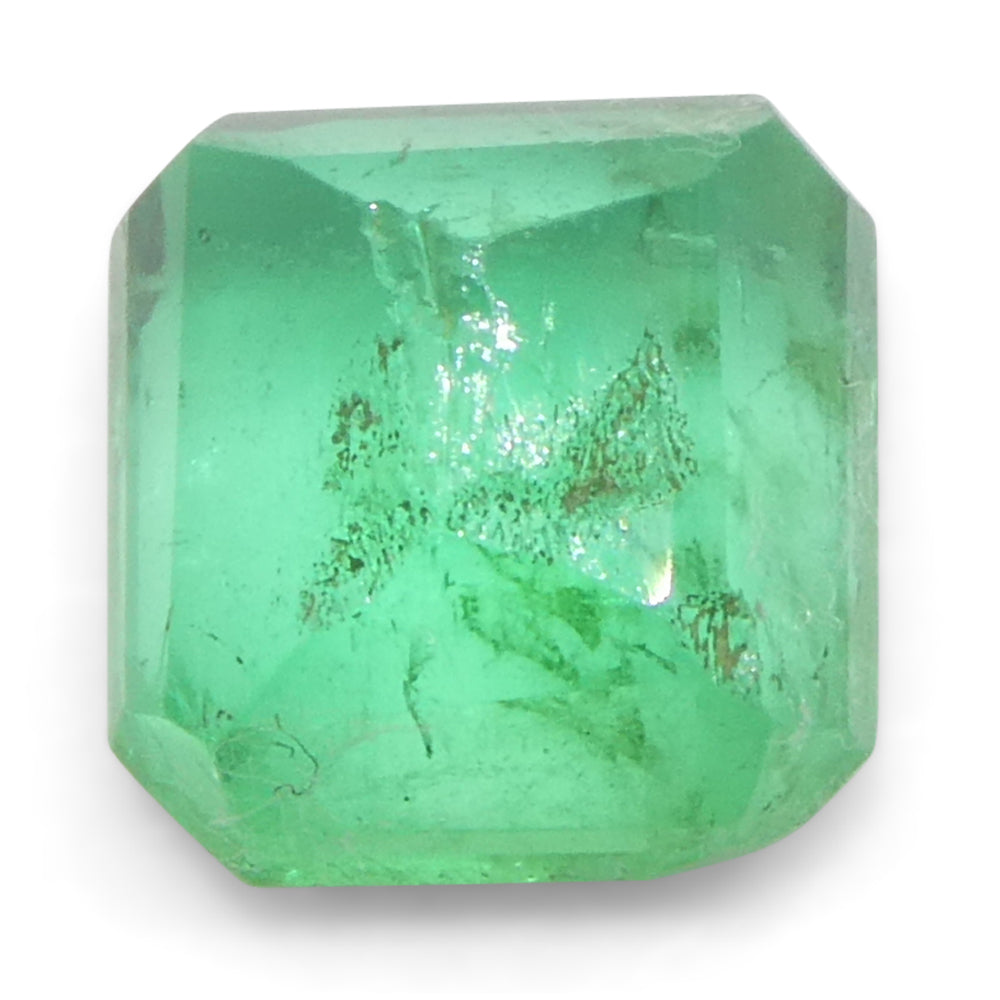 0.89ct Square/Emerald Cut Green Emerald from Colombia - Skyjems Wholesale Gemstones