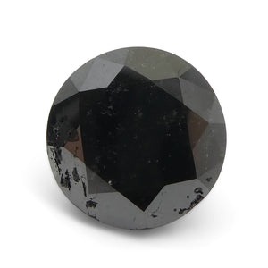 Diamond 3.85 cts 9.50 x 9.50 x 7.07 mm Round Black  $2310