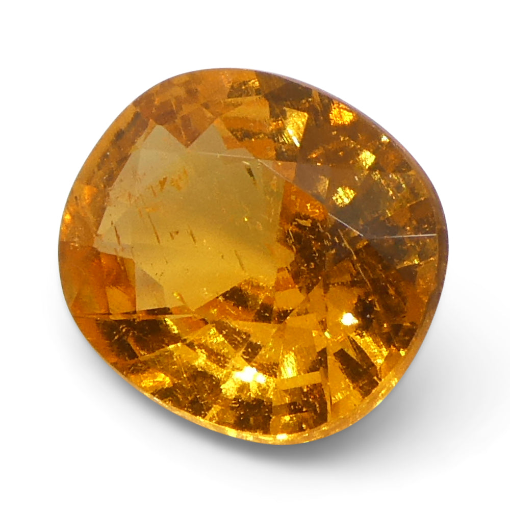 2.17ct Oval Fanta Orange Mandarin Spessartite/Spessartine Garnet from Namibia - Skyjems Wholesale Gemstones