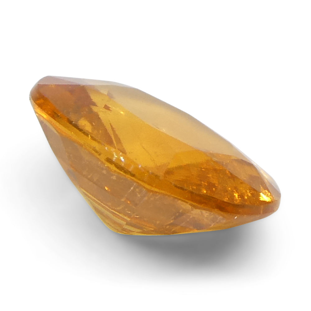 2.17ct Oval Fanta Orange Mandarin Spessartite/Spessartine Garnet from Namibia - Skyjems Wholesale Gemstones