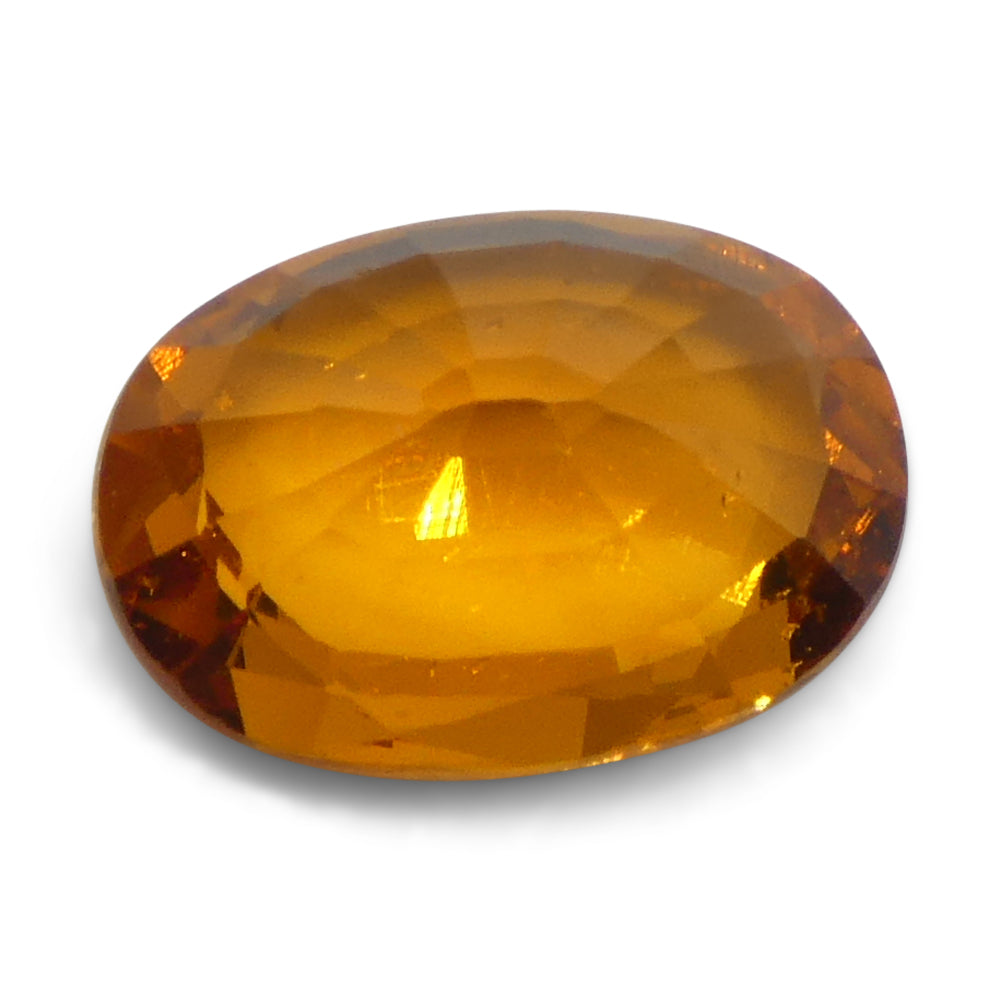 2.29ct Oval Fanta Orange Mandarin Spessartite/Spessartine Garnet from Namibia - Skyjems Wholesale Gemstones