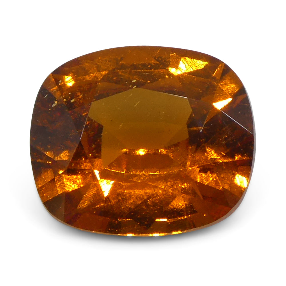 Garnet 1.82 cts 7.86 x 6.71 x 3.82 mm Rectangular Cushion Orange $1460