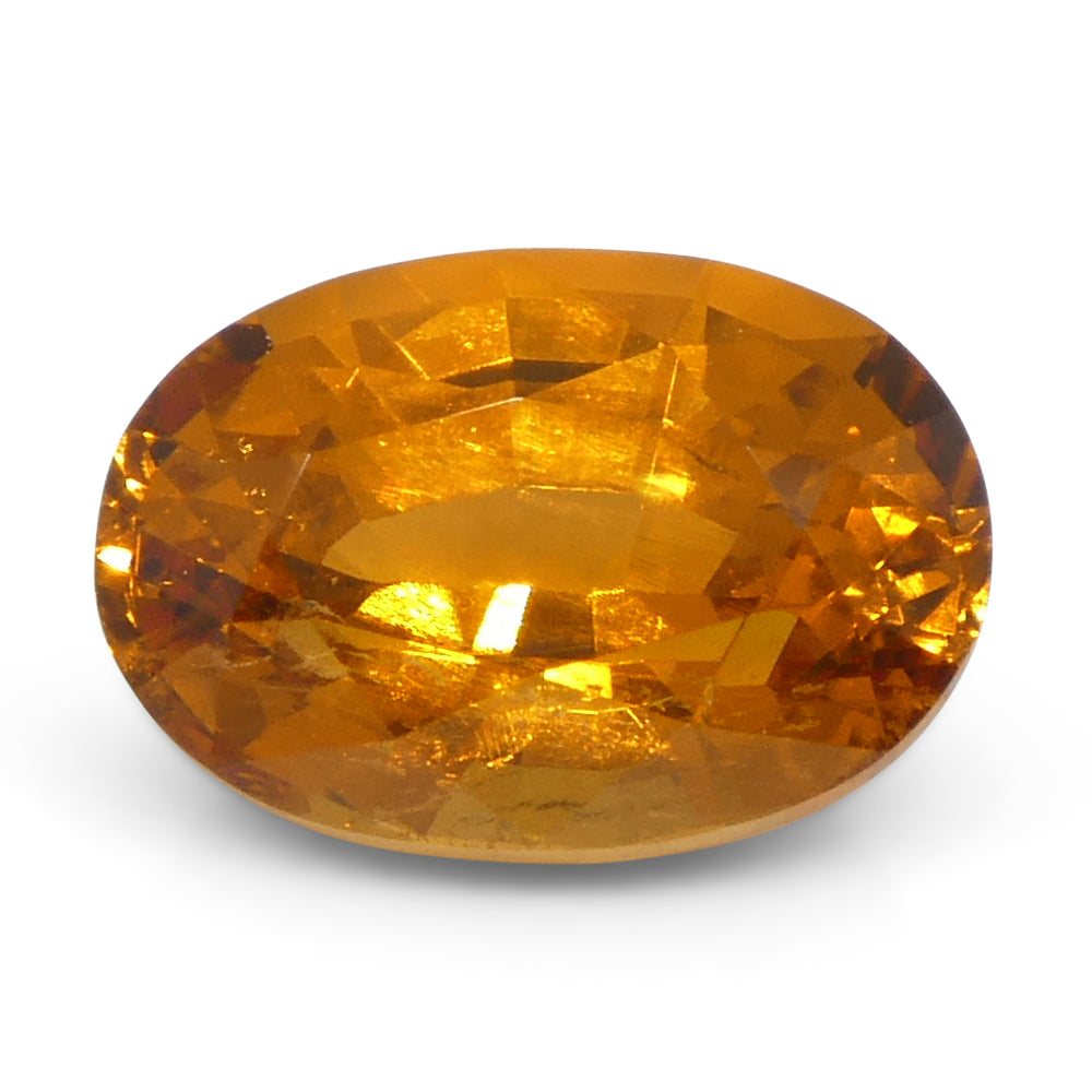Garnet 1.77 cts 7.91 x 5.44 x 4.49 mm Oval Orange $1420