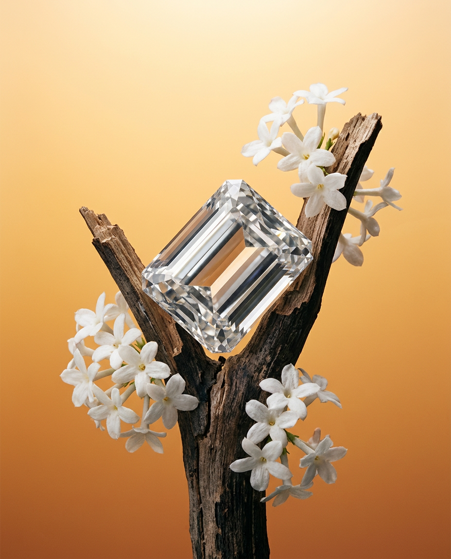 25.97ct Very Light Greenish Blue Brazilian Aquamarine, Octagonal Step Cut, GIA Certified Natural Beryl from SkyJems