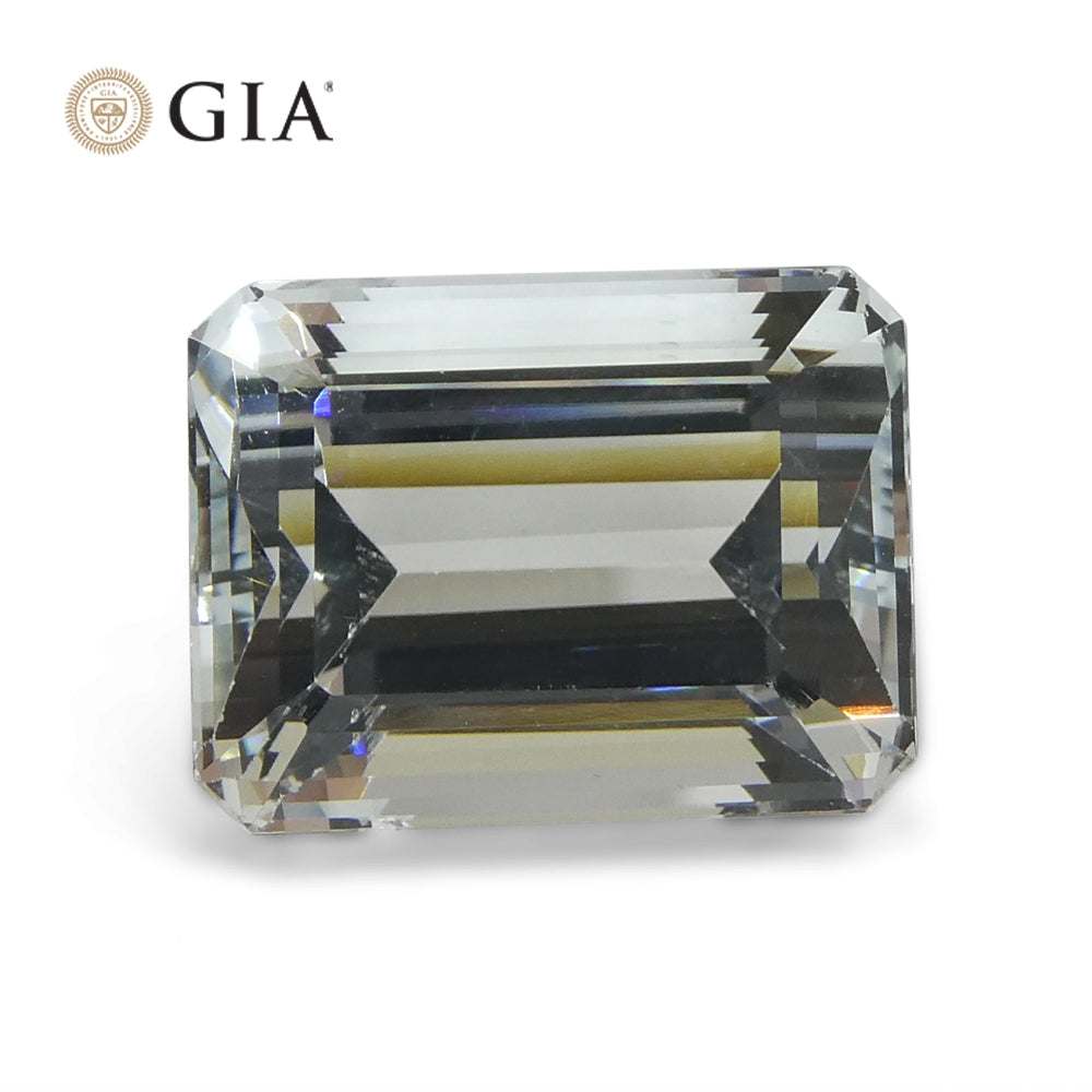 25.97ct Octagonal/Emerald Cut Aquamarine GIA Certified - Skyjems Wholesale Gemstones