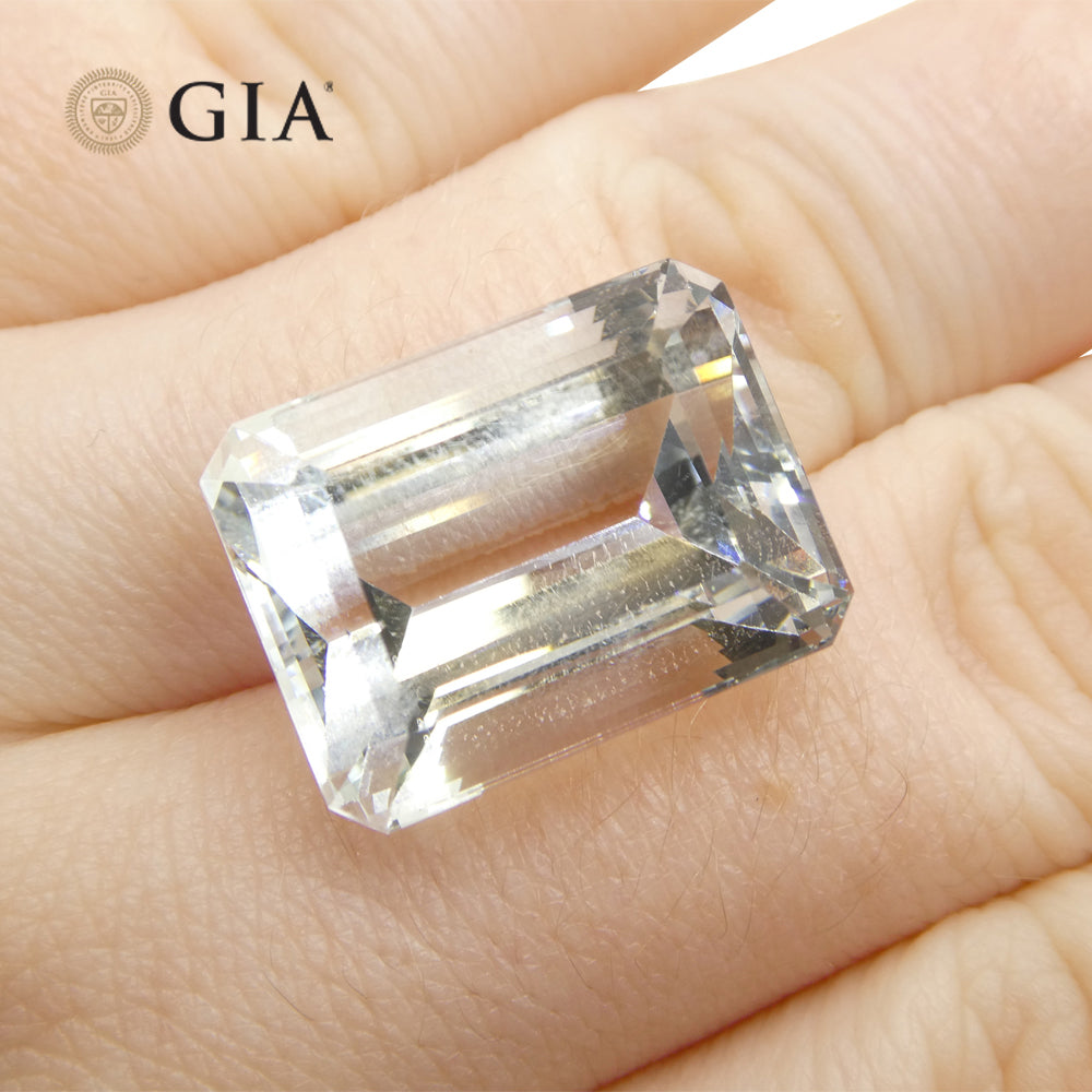 25.97ct Octagonal/Emerald Cut Aquamarine GIA Certified - Skyjems Wholesale Gemstones