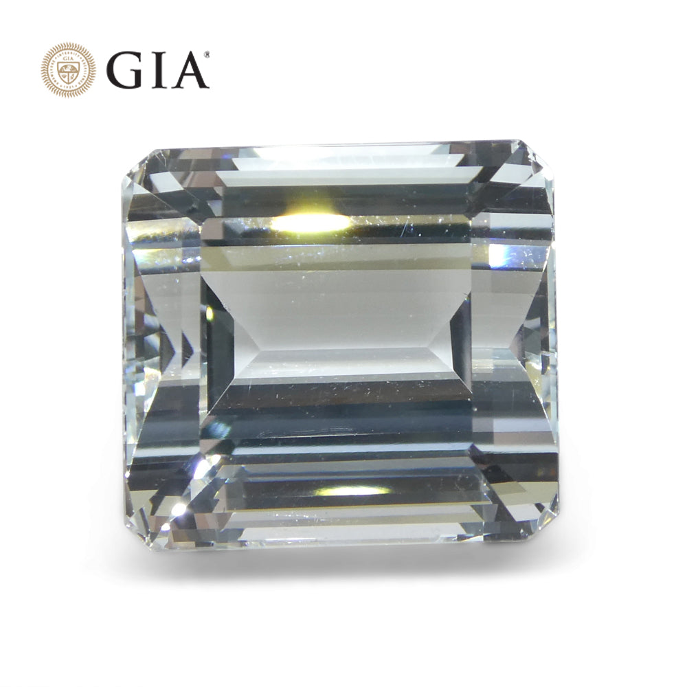 25.74ct Octagonal/Emerald Cut Aquamarine GIA Certified - Skyjems Wholesale Gemstones