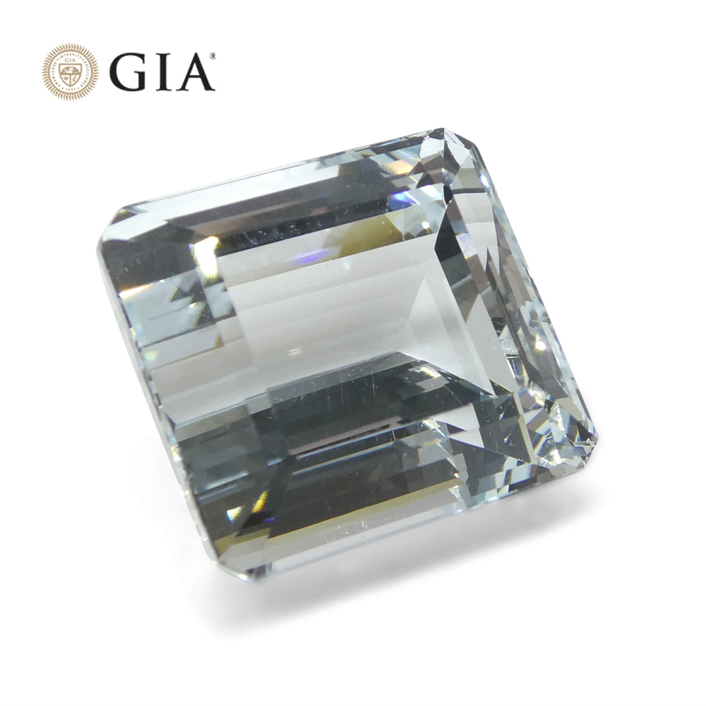 25.74ct Octagonal/Emerald Cut Aquamarine GIA Certified - Skyjems Wholesale Gemstones