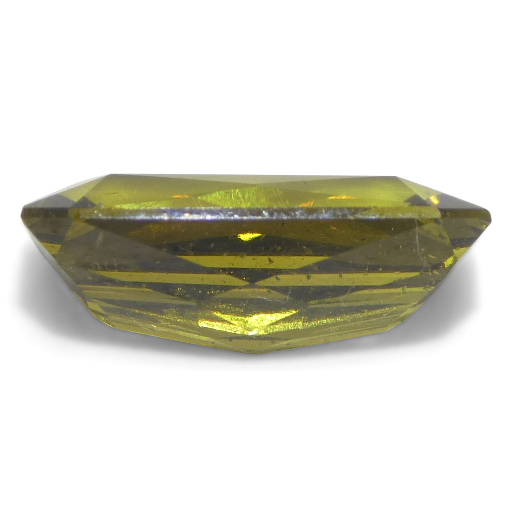 2.91ct Octagonal/Emerald Cut Yellowish Green to Brown-Yellow Alexandrite GIA Certified Unheated - Skyjems Wholesale Gemstones