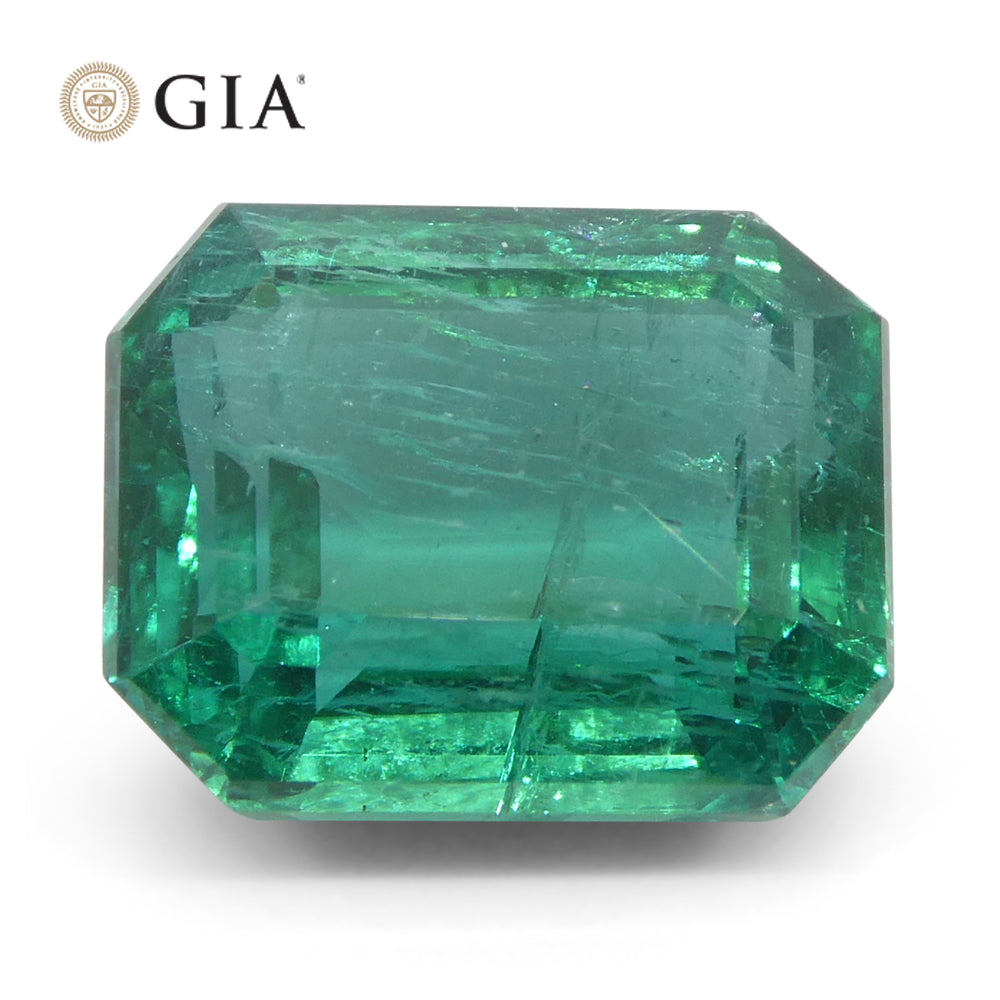 4.93ct Zambian Green Emerald, GIA Certified Octagonal Cut - Premium Natural Beryl Gemstone by SkyJems