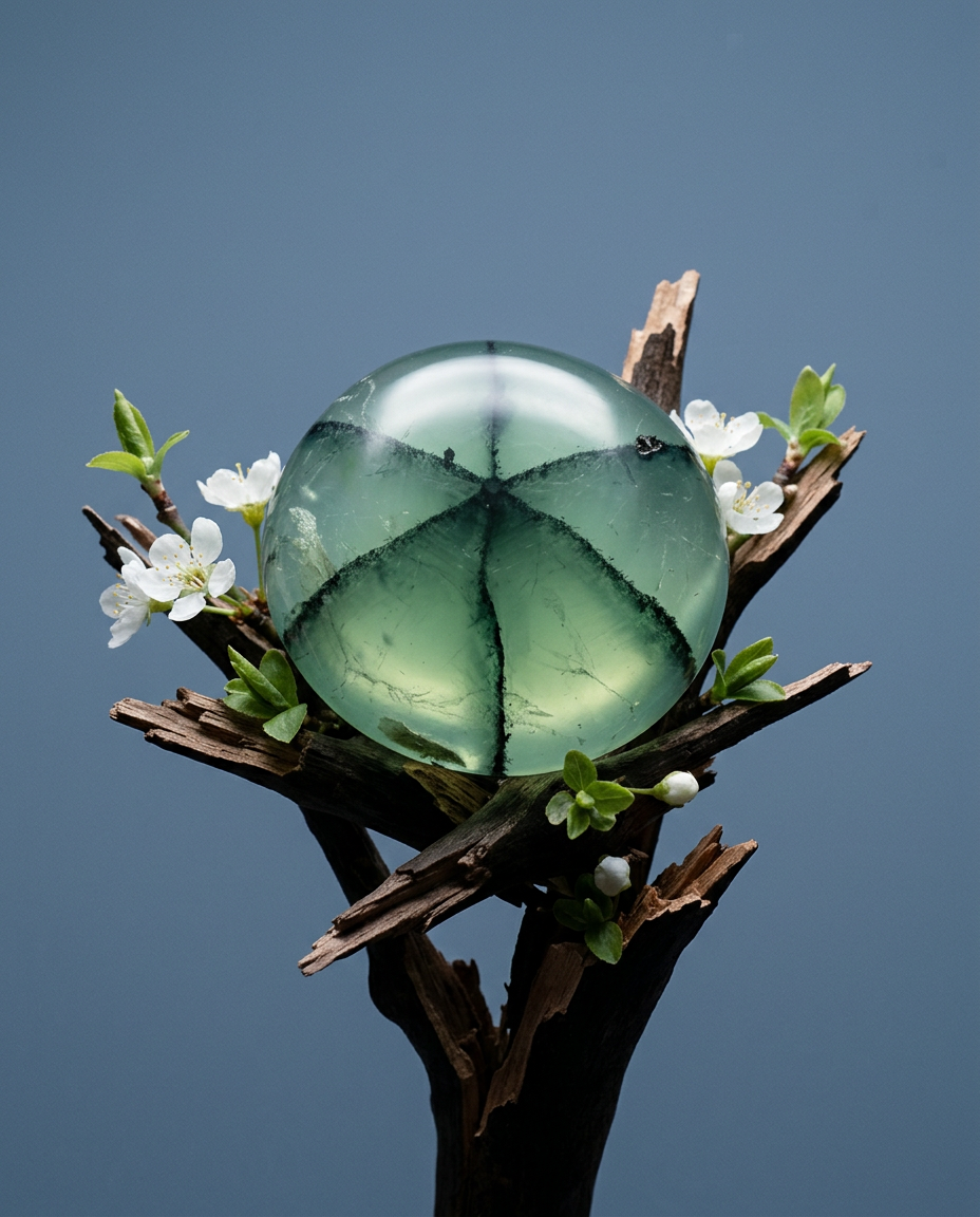 SkyJems 11.08ct Round Green Black Trapiche Emerald from Colombia, GIA Certified Natural Beryl Gemstone