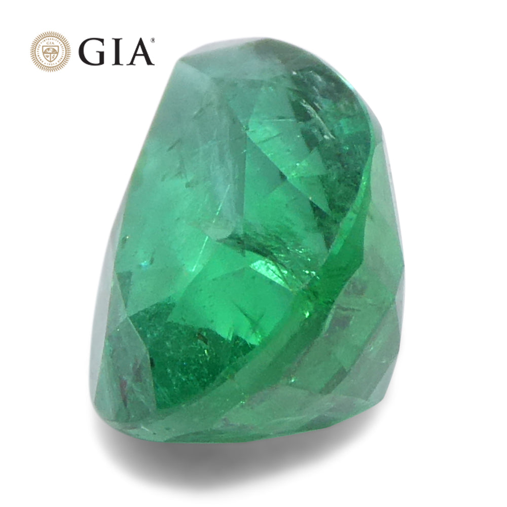 1.49ct Pear Green Emerald GIA Certified Zambia (F1) - Skyjems Wholesale Gemstones