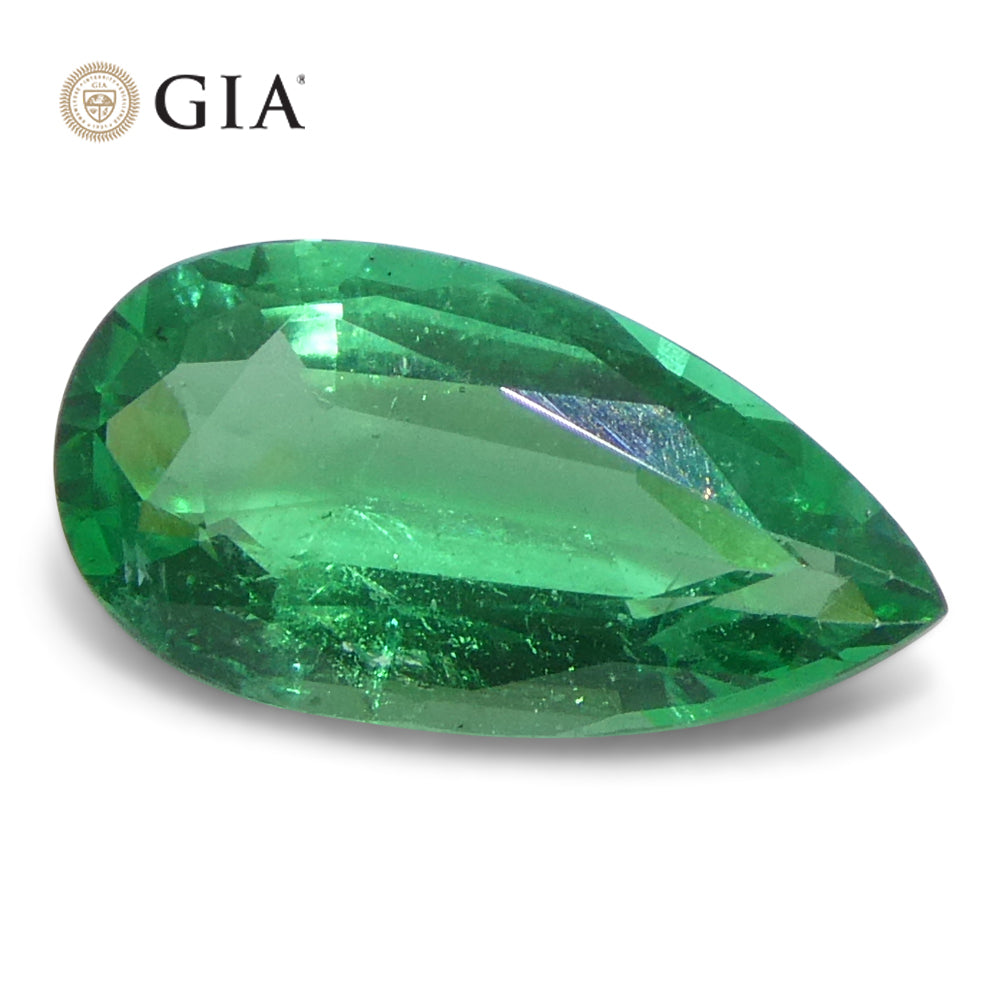 Emerald 1.56 cts 11.29 x 5.97 x 3.88 mm Pear Green $5000