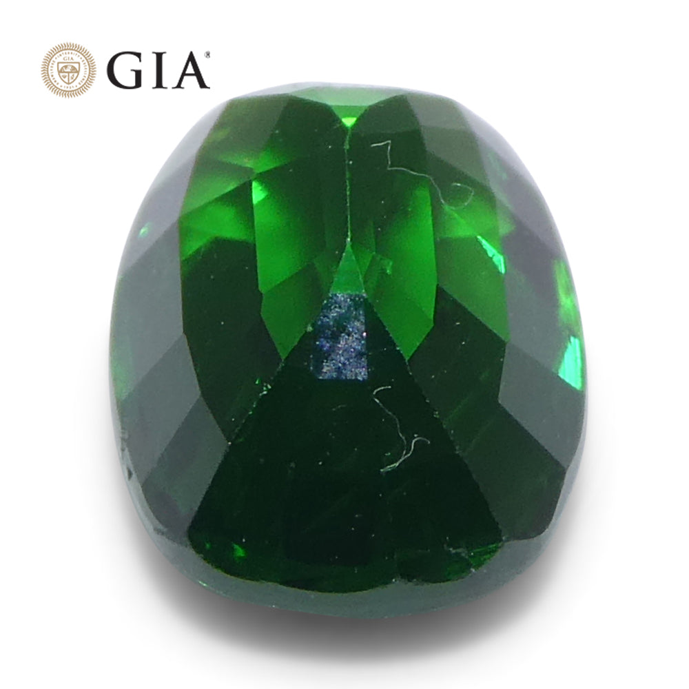 1.76ct Cushion Green Tsavorite Garnet GIA Certified, Unheated - Skyjems Wholesale Gemstones