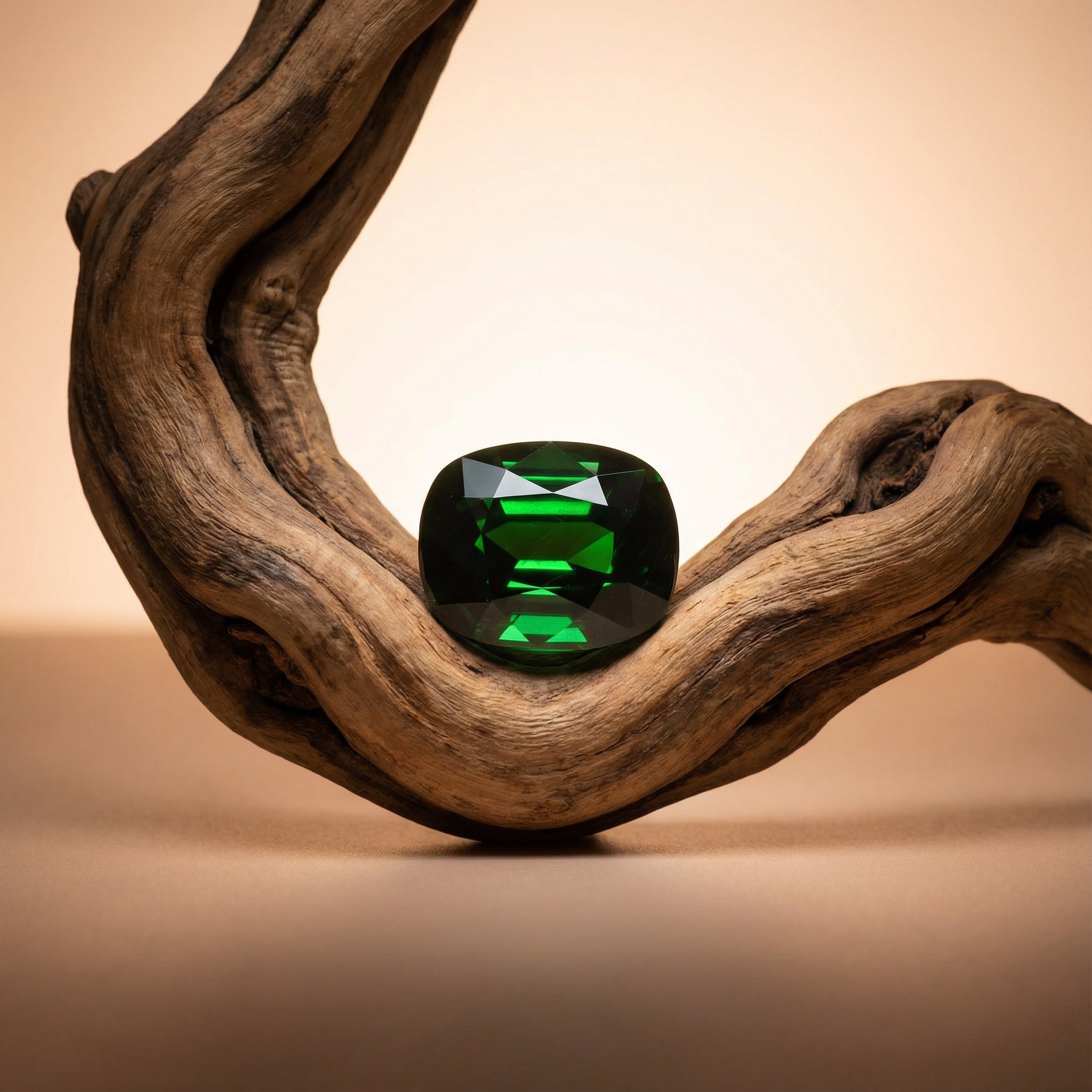 2.08ct Cushion Green Tsavorite Garnet GIA Certified, Unheated - Skyjems Wholesale Gemstones