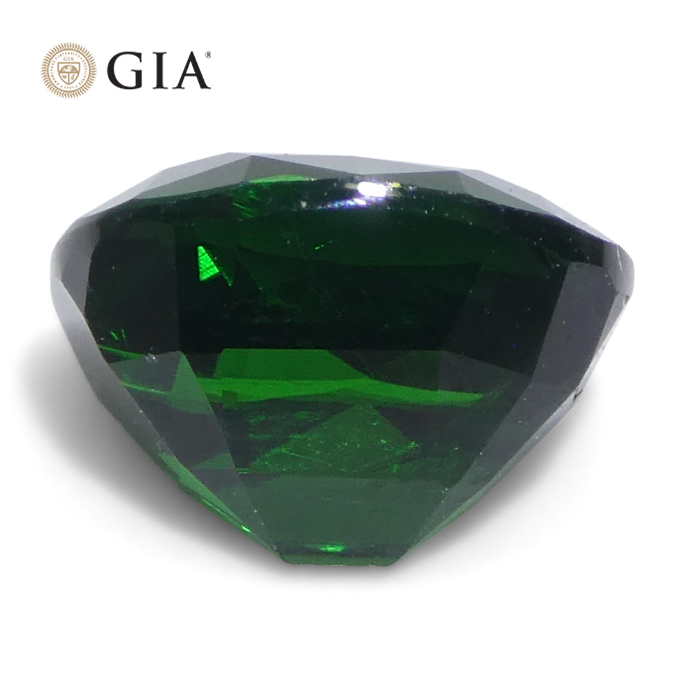 2.08ct Cushion Green Tsavorite Garnet GIA Certified, Unheated - Skyjems Wholesale Gemstones