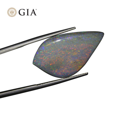 9.53ct Freeform Carving Gray Opal GIA Certified Australia - Skyjems Wholesale Gemstones