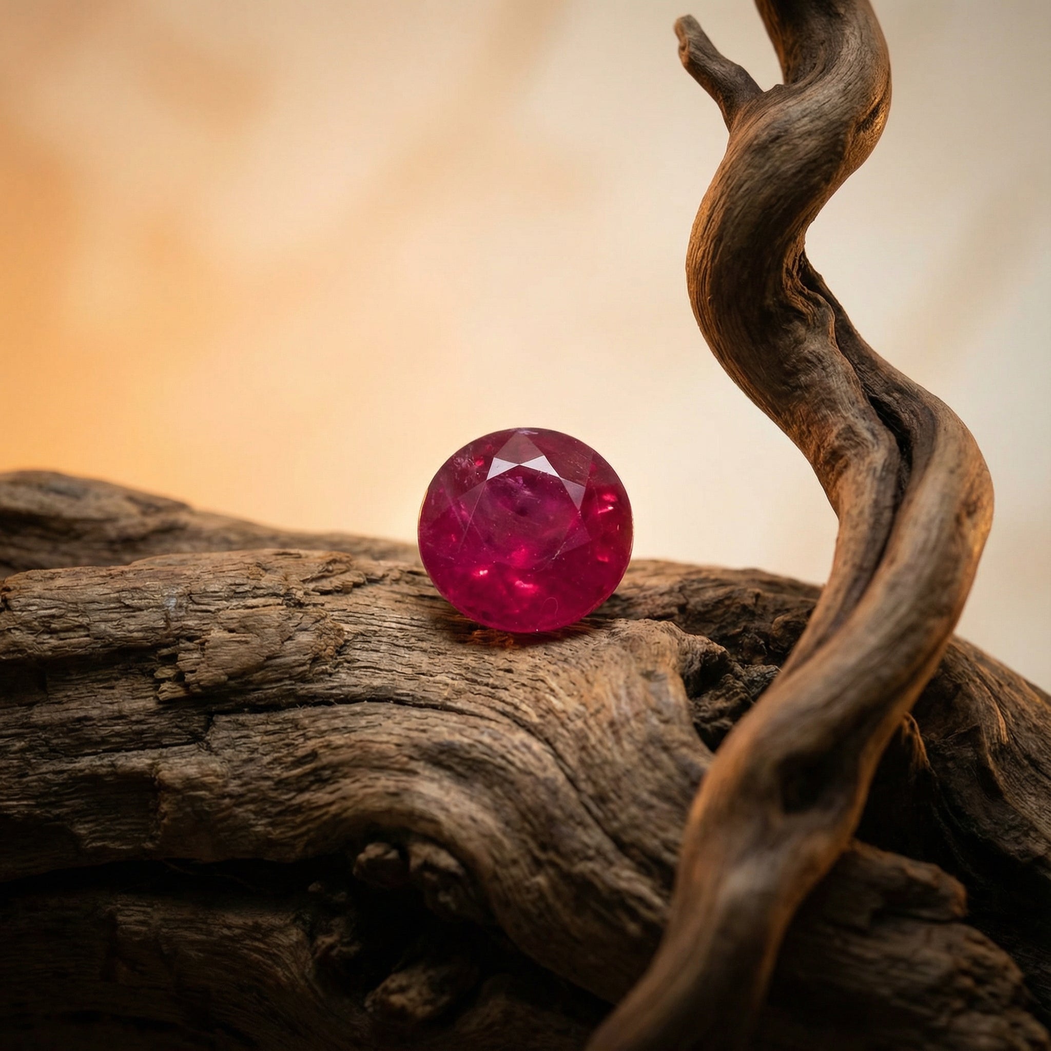 SkyJems 1.53ct Round Red Ruby from Madagascar, GIA certified natural gemstone with vibrant color and precision cut