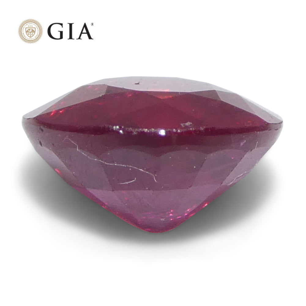 SkyJems 1.06ct Round Red Ruby from Madagascar, GIA certified natural gemstone with vibrant color and precision cut