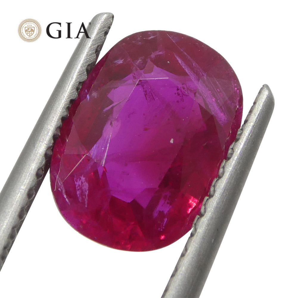 Ruby 2.04 cts 9.09 x 6.64 x 3.52 mm Cushion Red $7000