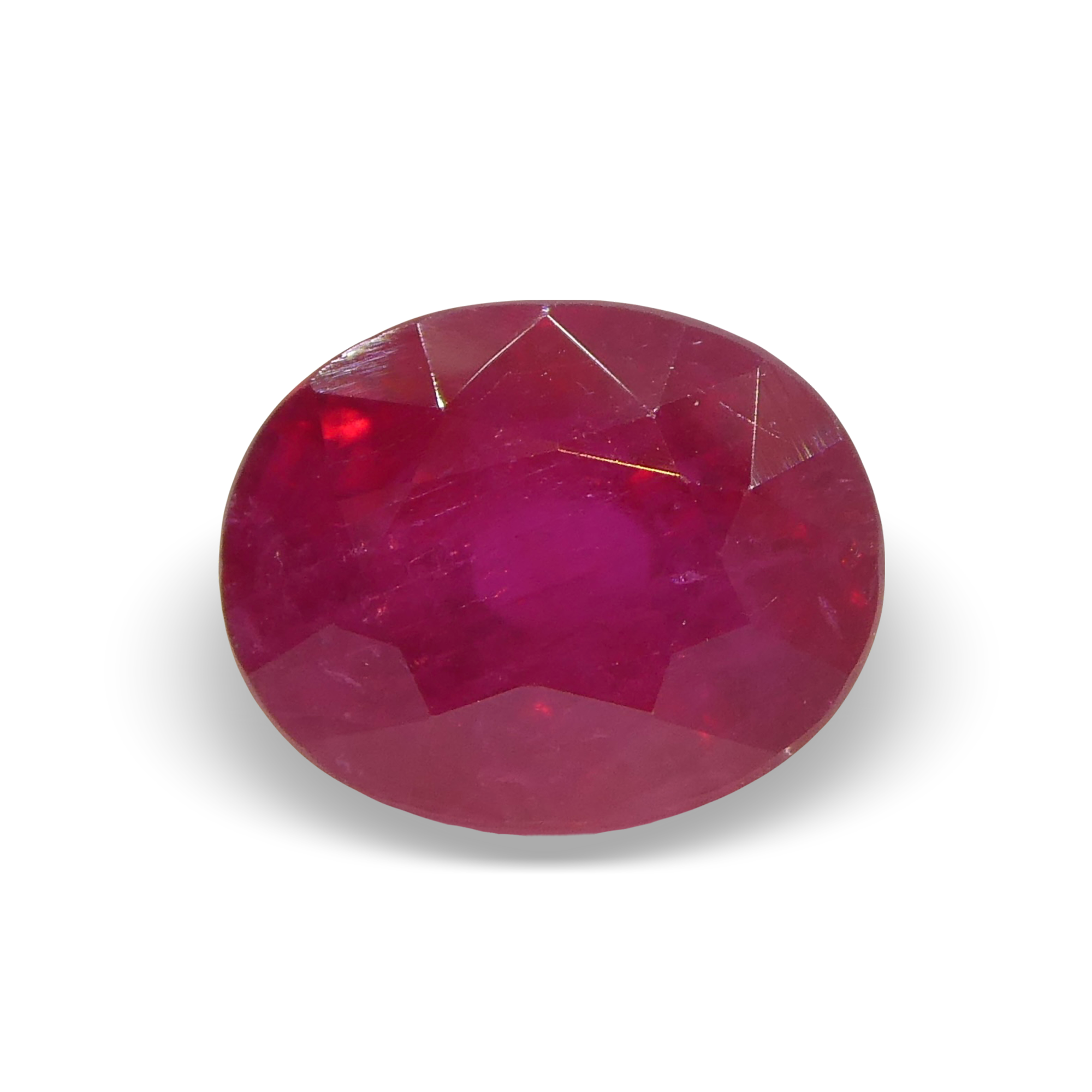 3.36ct Oval Mozambique Red Ruby, GIA Certified Natural Gemstone by SkyJems, Premium Canadian Gem Specialists
