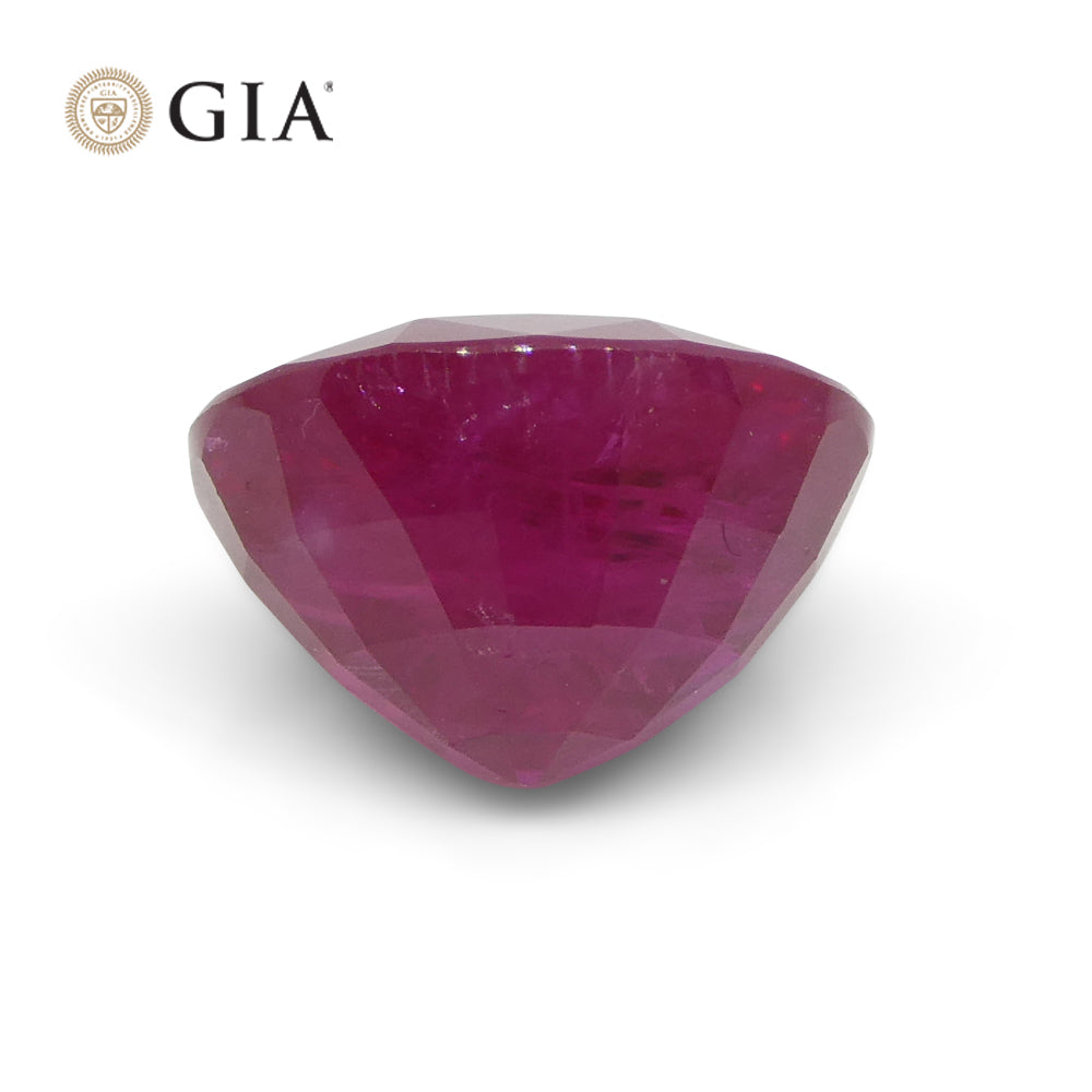 3.36ct Oval Mozambique Red Ruby, GIA Certified Natural Gemstone by SkyJems, Premium Canadian Gem Specialists