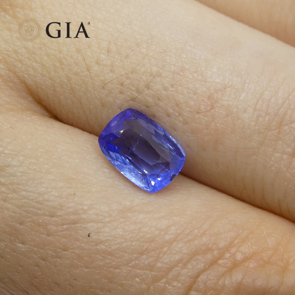 1.97ct Cushion Blue Sapphire GIA Certified Sri Lanka - Skyjems Wholesale Gemstones