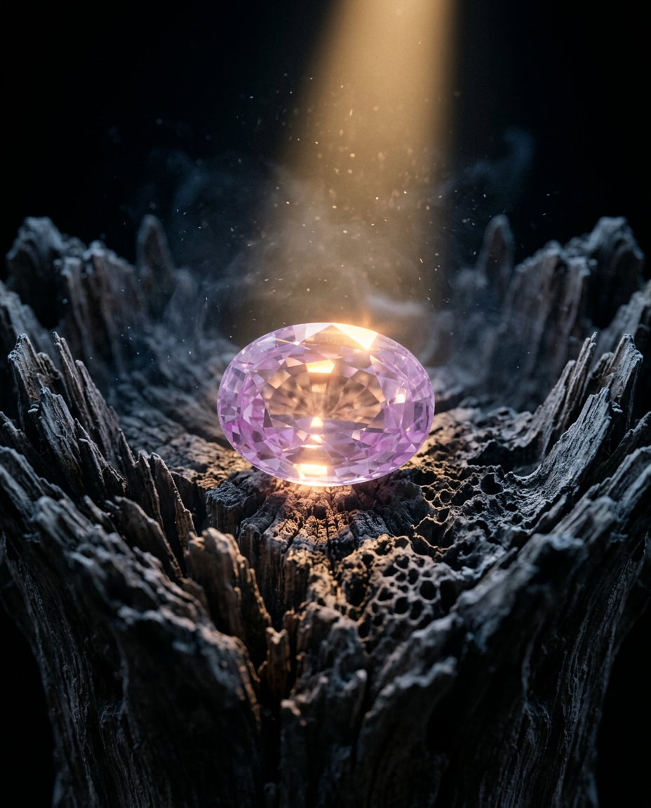 SkyJems 1.87ct Pastel Pink Sapphire Oval from Sri Lanka, GIA certified premium gemstone for fine jewelry