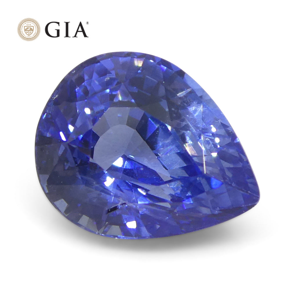 Sapphire 2.14 cts 8.64 x 6.91 x 4.93 mm Pear Blue $5000