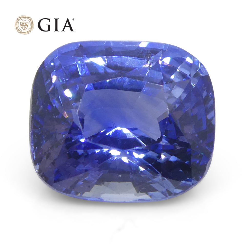 2.04ct Blue Cushion Sapphire from Sri Lanka, GIA Certified Natural Gemstone by SkyJems Canadian Gem Experts