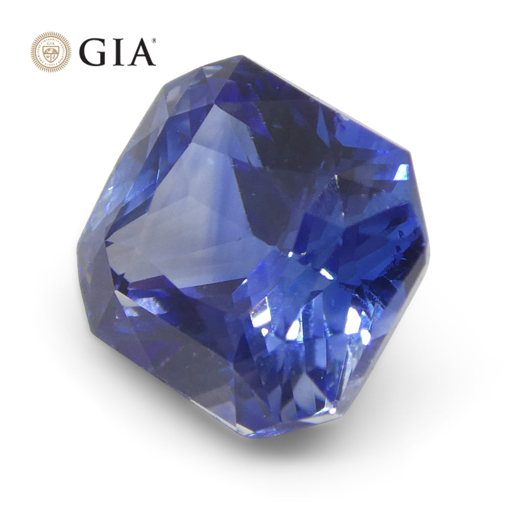 2.13ct Octagonal/Emerald Cut Blue Sapphire GIA Certified Madagascar - Skyjems Wholesale Gemstones