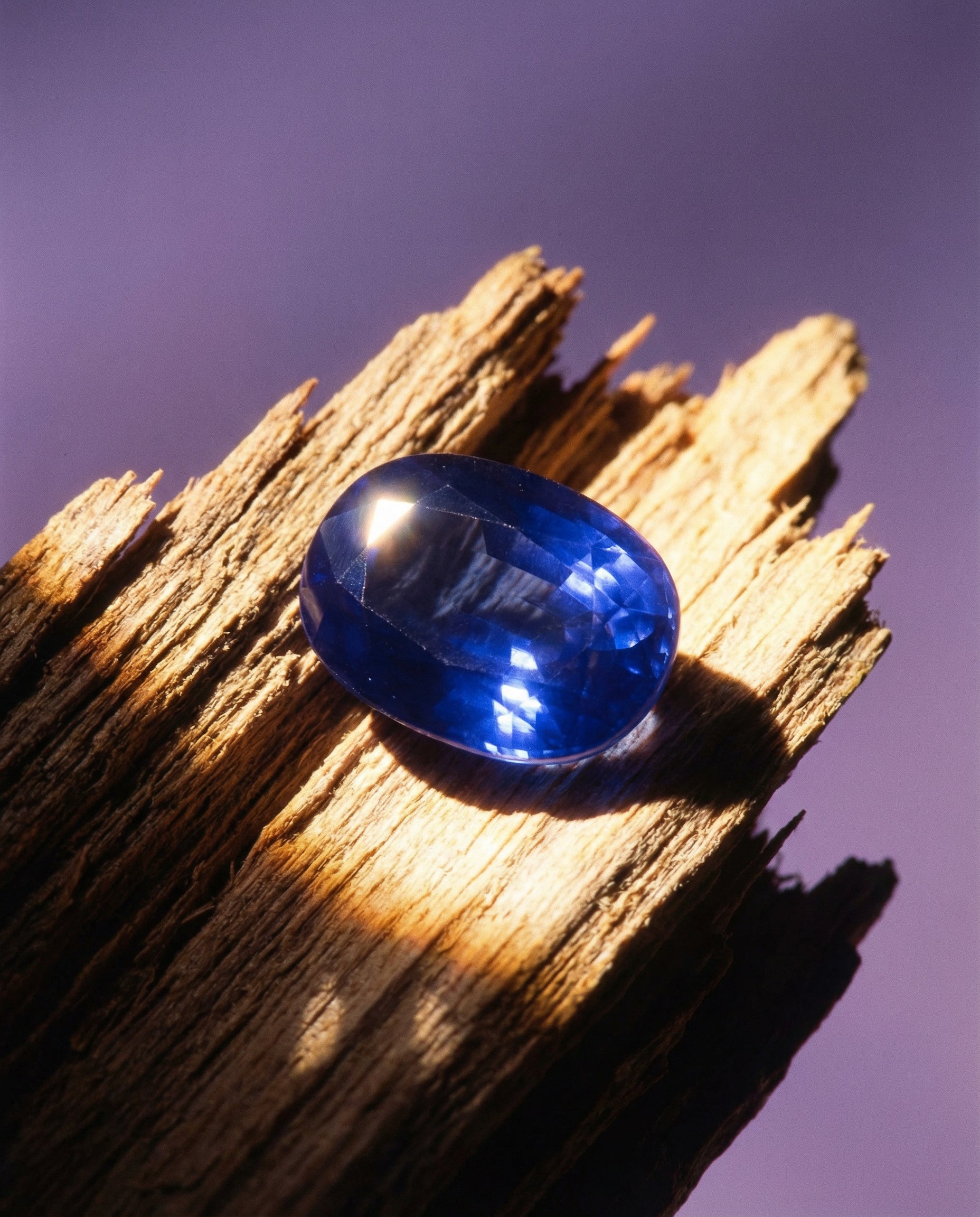 3.67ct Cushion Blue Sapphire GIA Certified Ethiopia - Skyjems Wholesale Gemstones