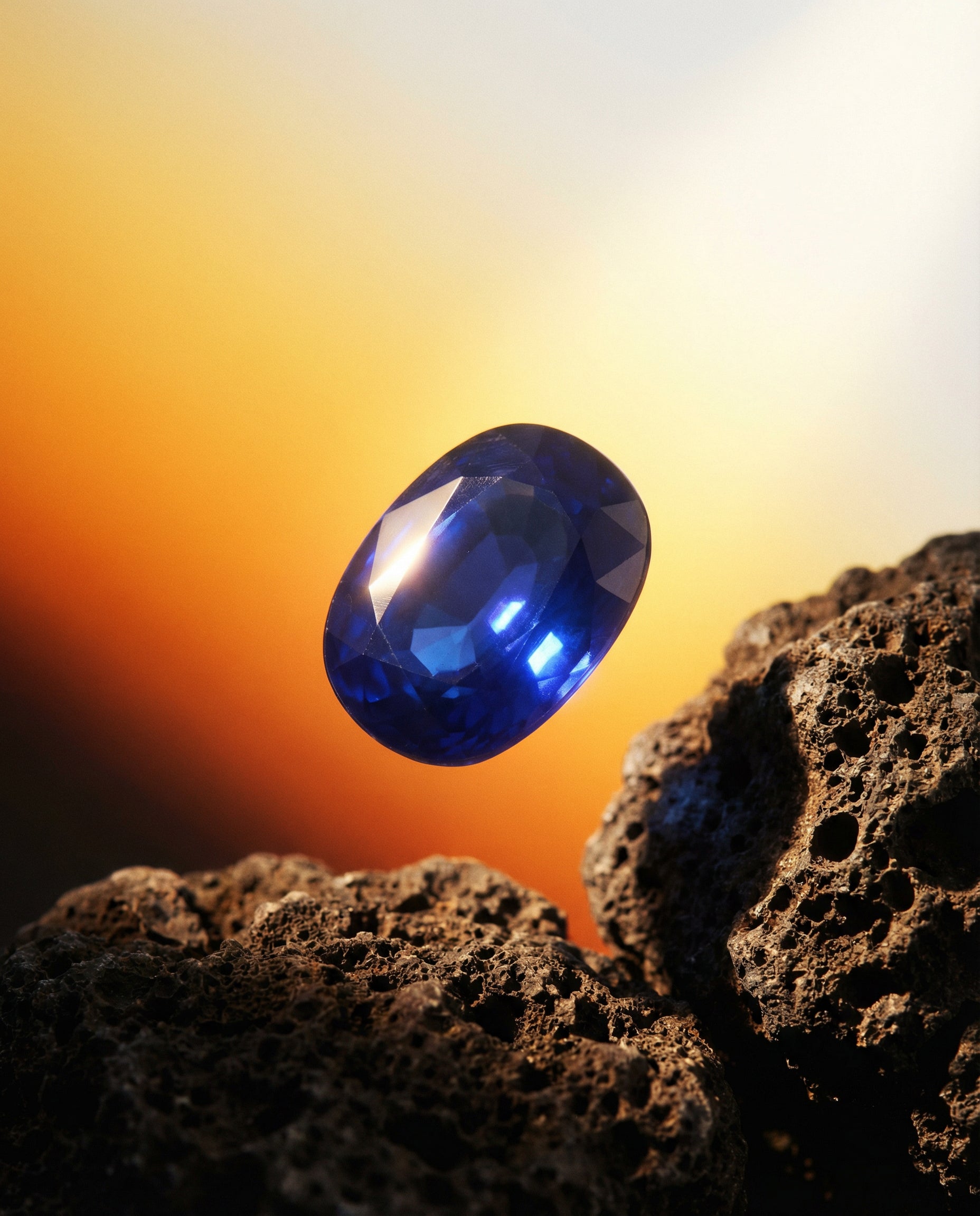3.67ct Cushion Blue Sapphire GIA Certified Ethiopia - Skyjems Wholesale Gemstones