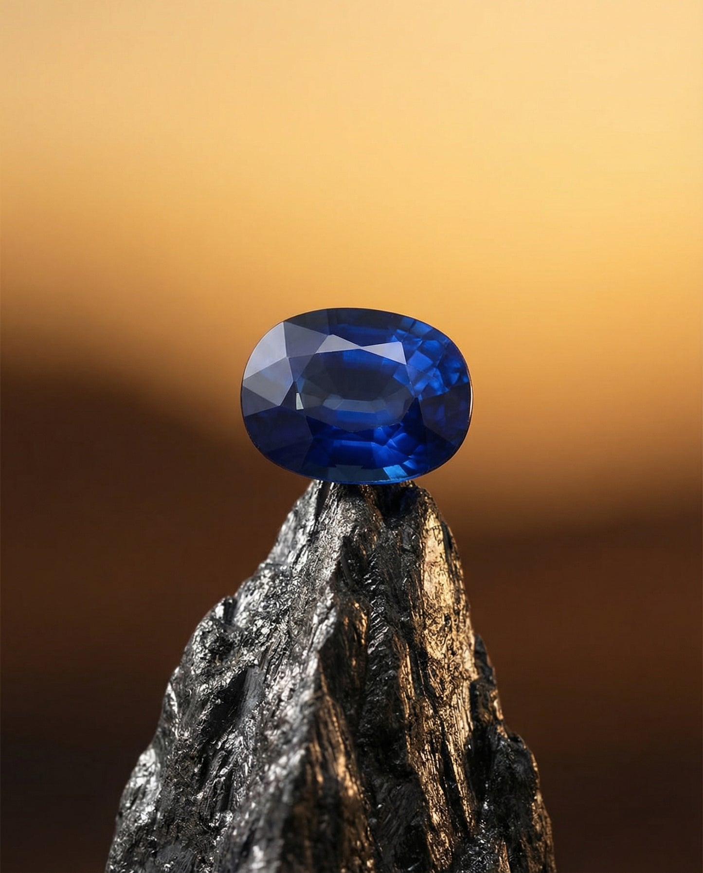 2.13ct Cushion Blue Sapphire GIA Certified Nigeria