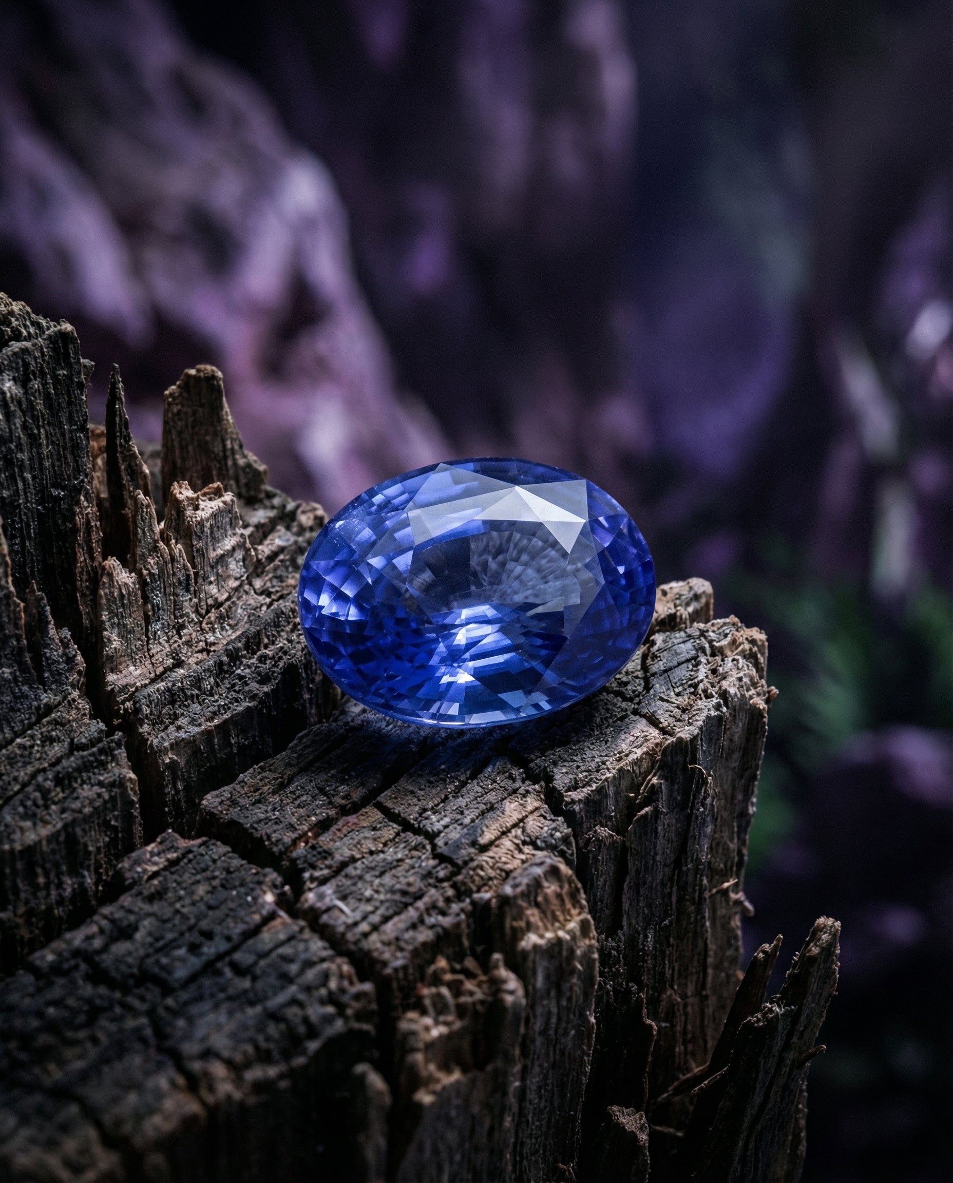 6.52ct Oval Blue Sapphire GIA Certified Sri Lanka - Skyjems Wholesale Gemstones