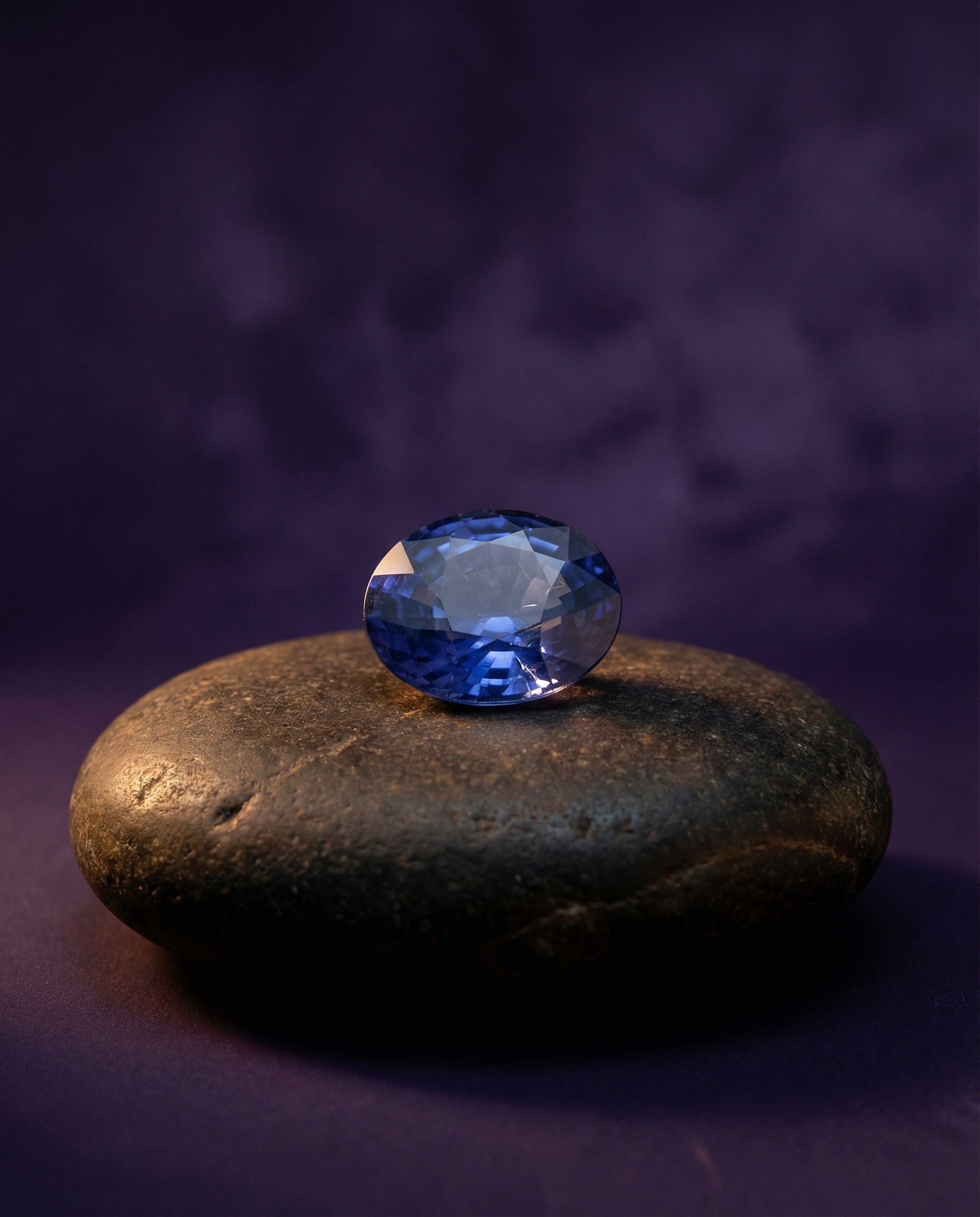 5.79ct Oval Blue Sapphire GIA Certified Sri Lanka - Skyjems Wholesale Gemstones