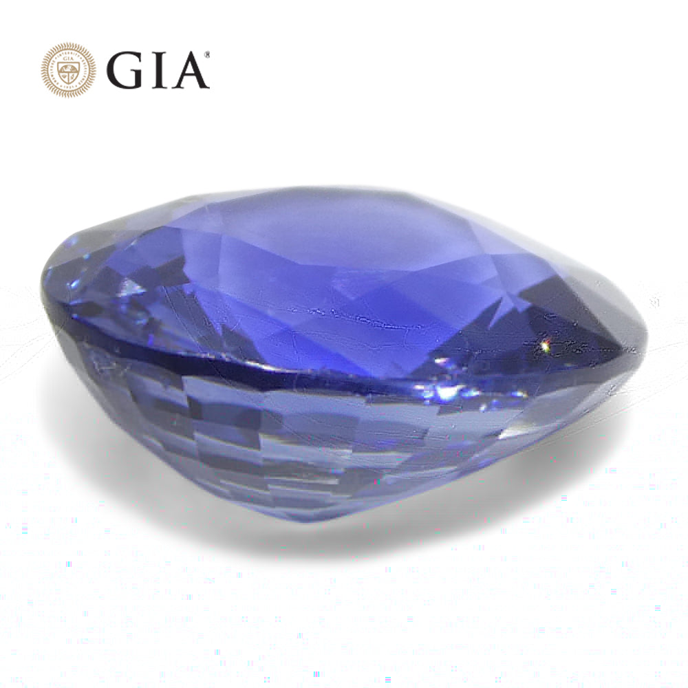 5.79ct Oval Blue Sapphire GIA Certified Sri Lanka - Skyjems Wholesale Gemstones